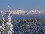 Buy Mountains in Glacier National Park, from a ski area above Whitefish at AllPosters.com