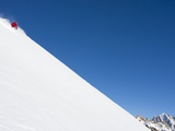 Backcountry skier on mountain