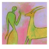 Woman and Impala
