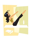 Buy Woman doing Pilates at AllPosters.com