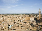 Italy, Siena, town hall square, Palazzo Publico