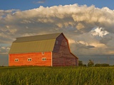 Buy Barn and Cumulonimbus Cloud Mass near Bromhead, Saskatchewan, Canada at AllPosters.com