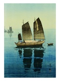 Forenoon, from a Set of Six Prints of Sailing Boats
