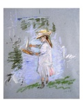 Buy Julie in Pink at the Edge of the Lake at AllPosters.com