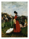 At the Races (Parasol) Giclee Print