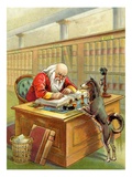 Buy Santa Claus writing naughty and nice list at AllPosters.com