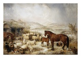Buy The Farmyard in Winter at AllPosters.com