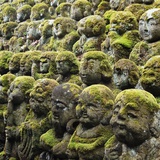 Buy Jizo Figures at Shrine in Kyoto at AllPosters.com