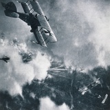 Aerial Combat on the Western Front, WWI Photogravure