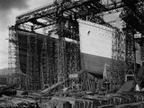 Olympic and Titanic Being Built