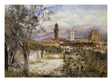 Florence, the Duomo from the Mozzi Garden