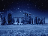 Stonehenge at Night Photographic Print