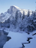 Buy Merced River and Half Dome in Winter at AllPosters.com