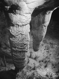 Stalactites and Stalagmites in Carlsbad Caverns Photographic Print