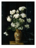 Chrysanthemums in an Oriental Vase