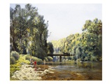 A Summer's Day on the River Giclee Print
