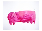 Pig with piglets