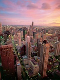 Downtown Chicago Fotografie-Druck