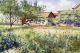 Buy A Swedish Landscape with Poppies at AllPosters.com