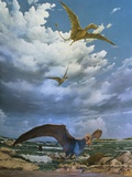 Depiction of Eudimorphon at Museum