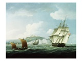 Buy Shipping off Dover Castle, England at AllPosters.com
