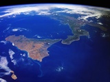 Sicily and Lower Italy from Space Shuttle Columbia
