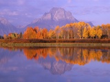 Oxbow Bend Reflecting Mount Moran