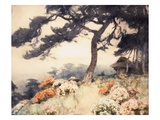 Hillside with Flowering Azalea