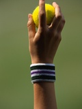 Buy Hand of a Wimbledon Ball Boy Holding a Tennis Ball at AllPosters.com
