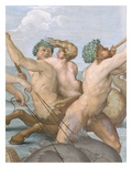 Detail of Centaur, Triton and Sea Nymph from Galatea Giclee Print