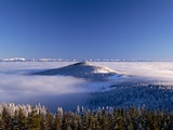 Clouds Settling Over Glacier