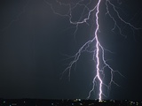 Lightning from Brown Clouds