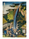 Roben Waterfall of Oyama in Sagami Province, from the Series A Journey to the Waterfalls of All the Giclee Print