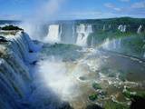 Iguazu Waterfalls and Rainbow.