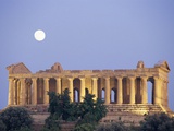 Temple of Concord Under the Moon