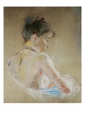 Girl with Naked Shoulders Giclee Print