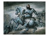 Scene from the Colonial War: Negro on Horseback Giclee Print
