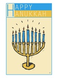 Buy Happy Hanukkah, with a Menorah at AllPosters.com