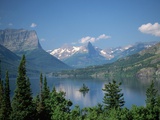 Lake Below Glaciated Peaks