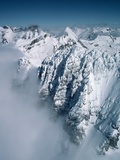 Buy Snow-Covered Rugged Mountain Ridges at AllPosters.com