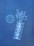 X-ray of Pills and Pill Bottle