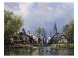 Buy A Busy Riverside Village at AllPosters.com