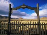 Gate To Historical Pioneer Cemetery