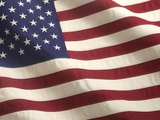 Closeup of American Flag