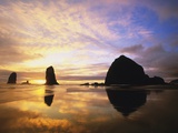 Sea Stacks at Cannon Beach Photographic Print