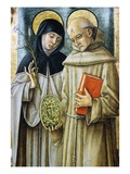 Detail of Saint Bernardino and Saint Catherine of Siena