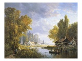 Buy A River Scene in France at AllPosters.com