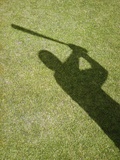 Buy Shadow of Baseball Player Swinging Bat at AllPosters.com