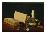 Still Life with Book and Pipe by Claude Raguet Hirst