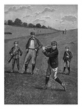 Men In Knickers Playing A Game Of Golf